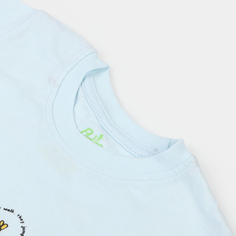 Boys T Shirt Jungle Fair - D-Blue