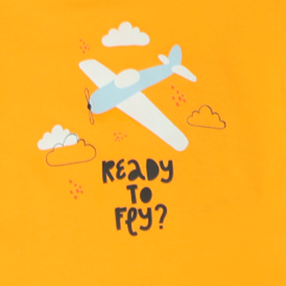 Infant  Boys Suit 2Pc Fly - Orange