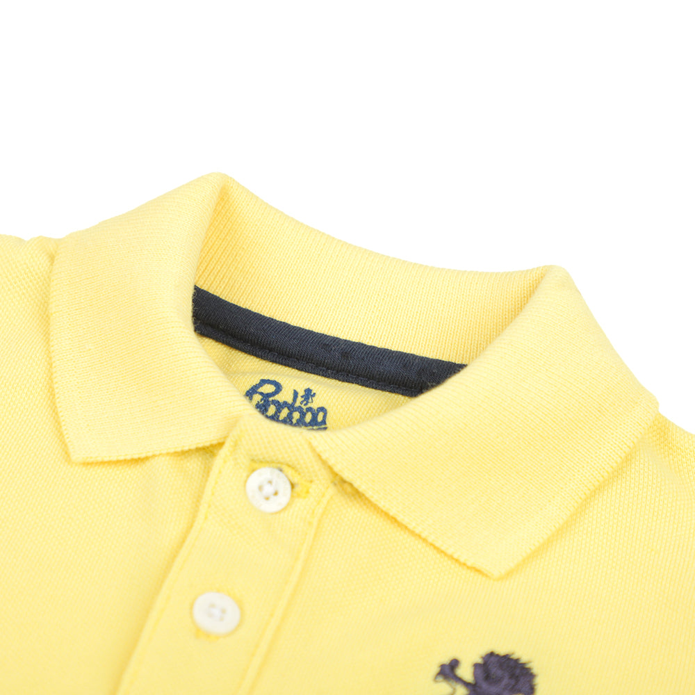 Infants Boys Polo Basic - Lemonade