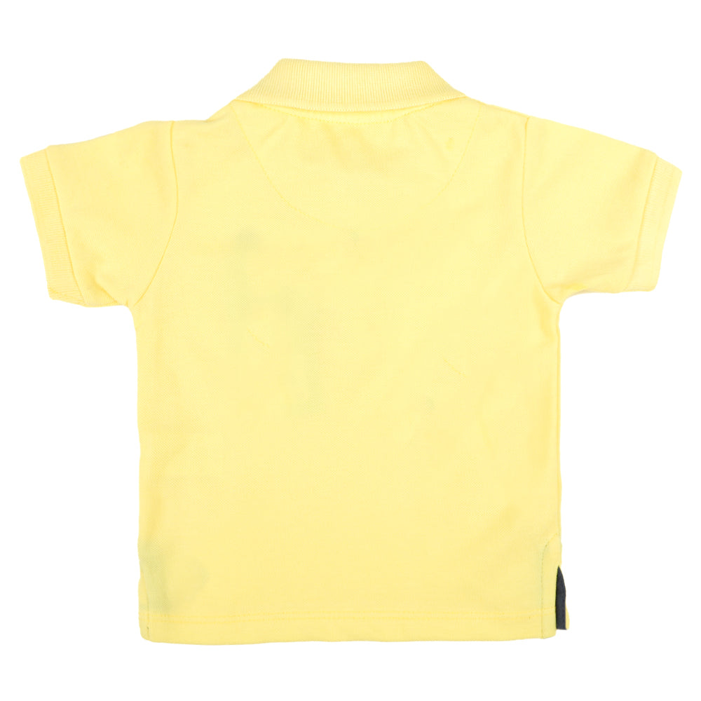 Infants Boys Polo Basic - Lemonade