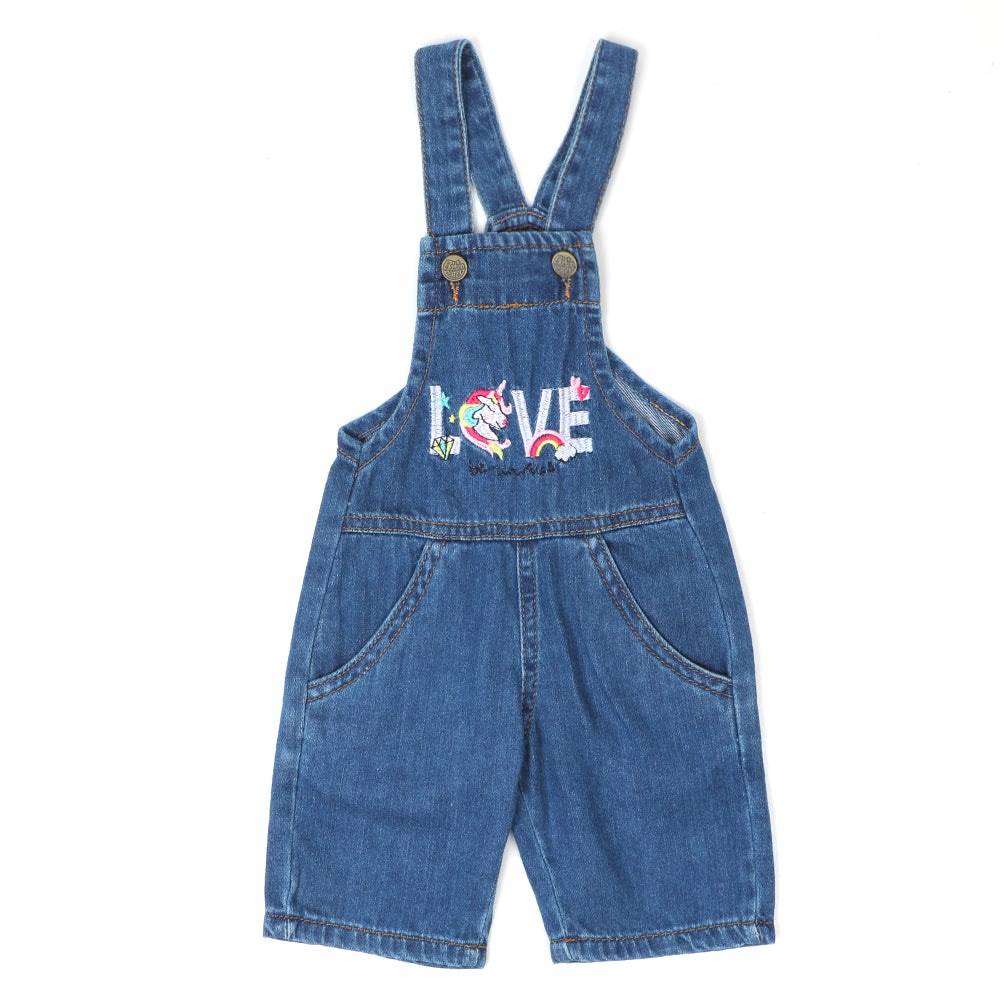 Girls Suit Knitted 2Pc Love - Pink/Mid Blue