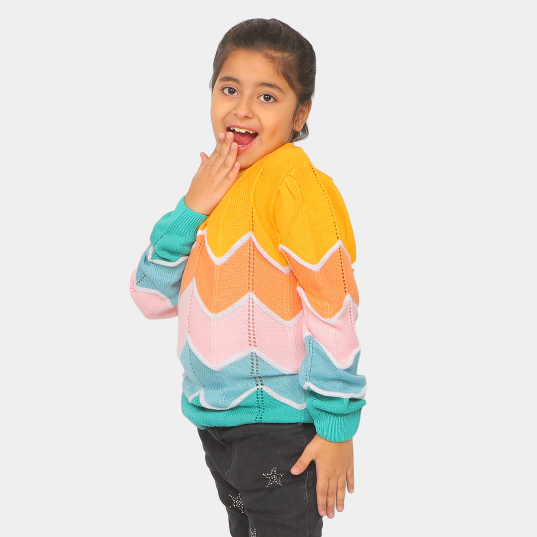 Girls Sweater BP23-22 - Multi