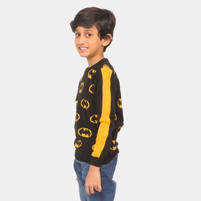 Boys Sweater BP10-22 - Black/Yellow