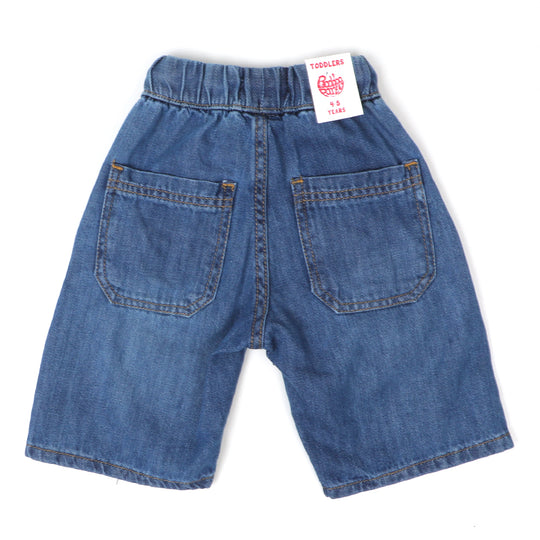 Boys Short Denim Feeling Good Tape - Mid Blue