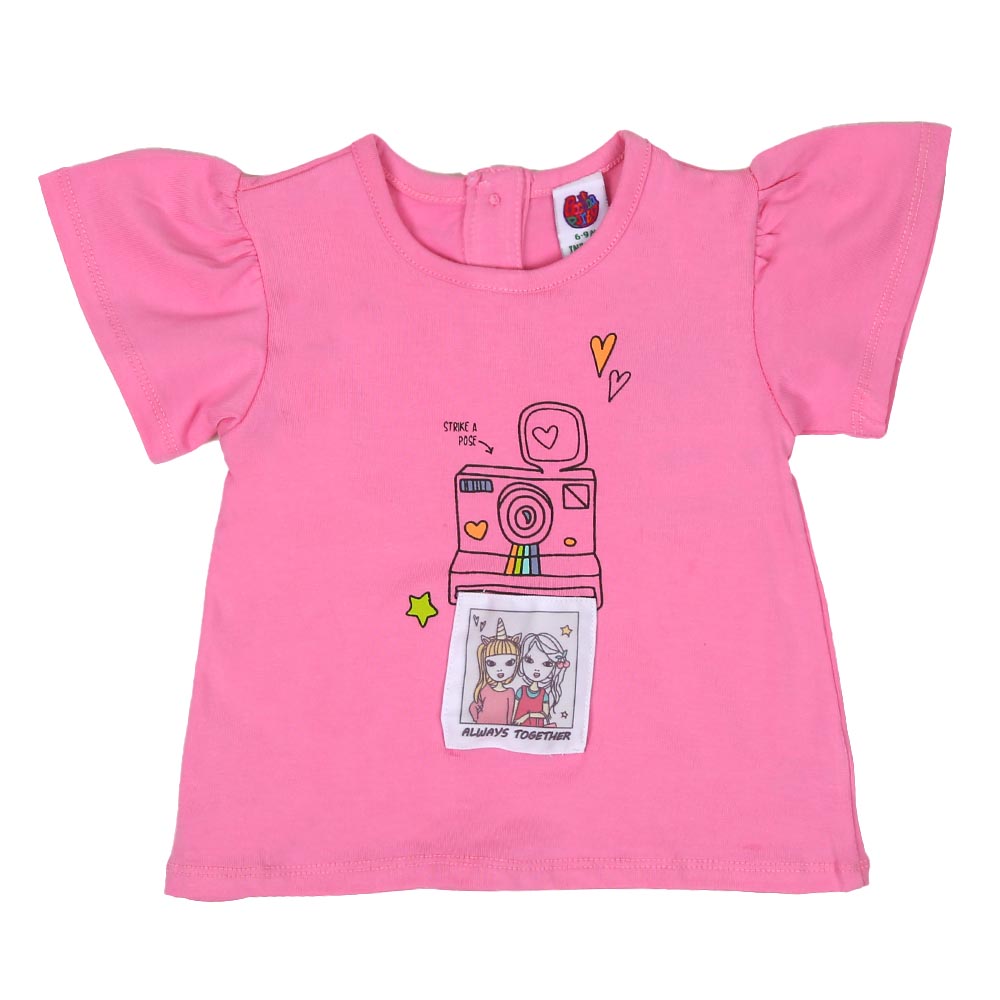 Infant Girls T-Shirt Together - Pink