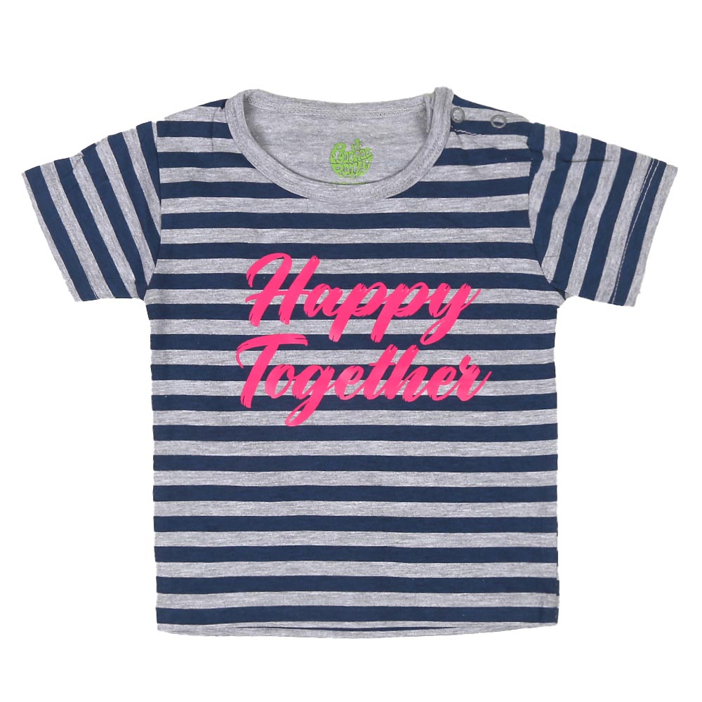 Infant Girls T-Shirt Together - H.grey