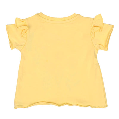 Infant Girls T-Shirt Growing Together - Yellow