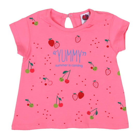 Infant Girls T-Shirt Yummy - Pink