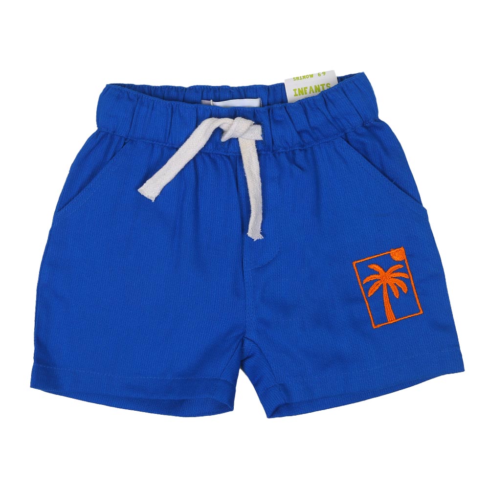 Infant Boys Short Cotton Beach Days - R.Blue