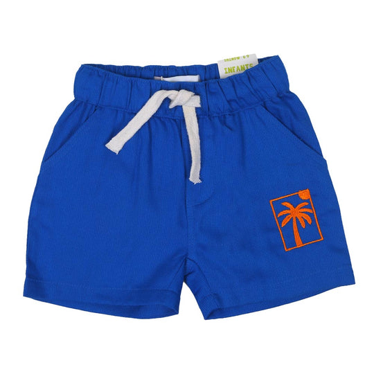 Infant Boys Short Cotton Beach Days - R.Blue