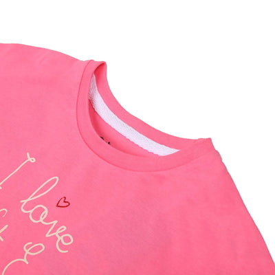 Girls T-Shirt Earth - Pink