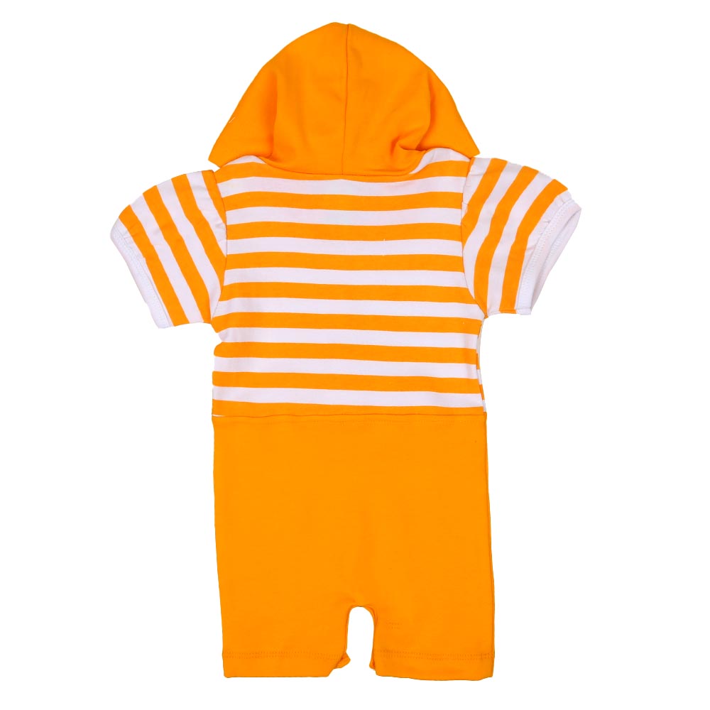 Infant Girls Knitted Romper Baby Shark - Citrus