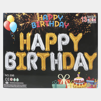 Happy Birthday Decoration Letter Foil Balloon