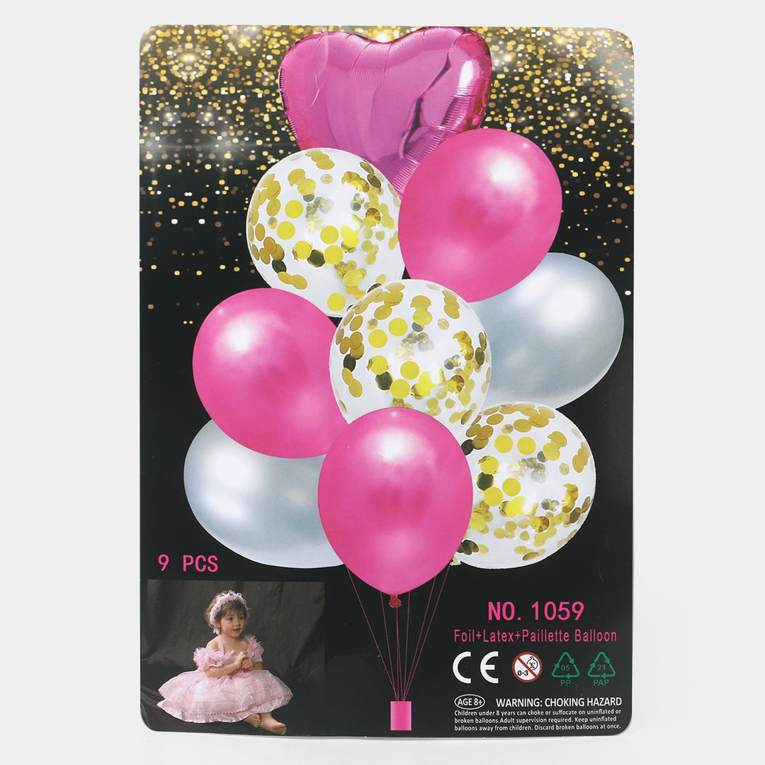 Party Decoration Fancy Balloons | 9PCs