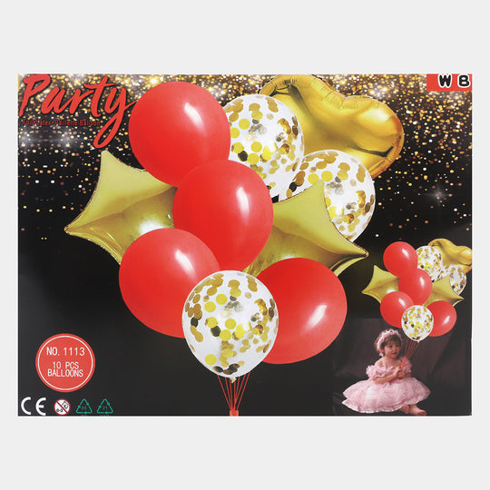 Party Decoration Foil Balloons | 10PCs