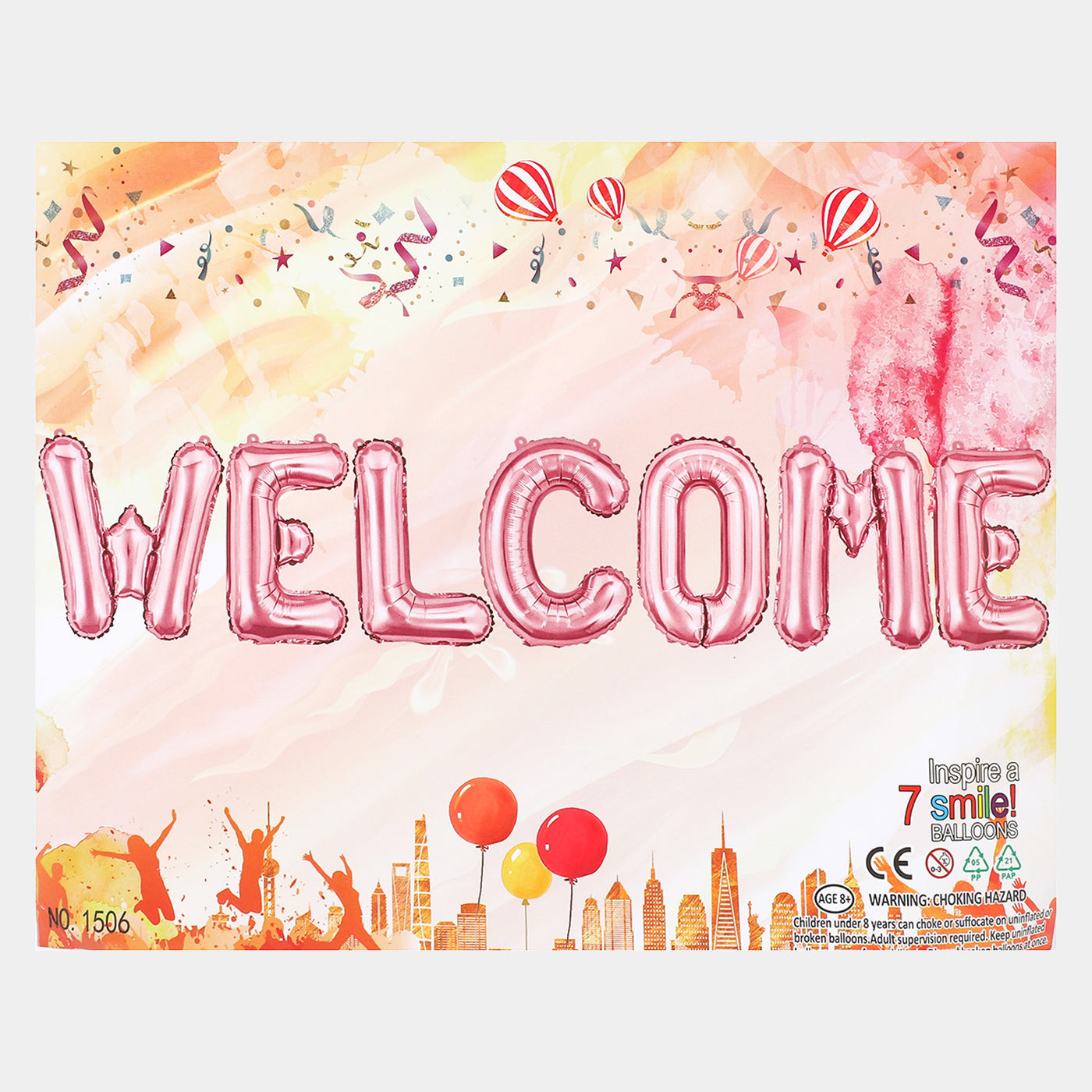 Welcome Balloon Banner Balloons Foil Letter Balloon