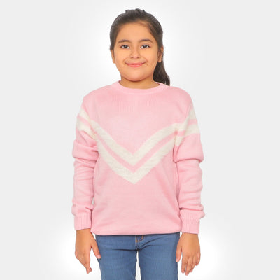 Teens Girls Sweater Winter Wear - Pink