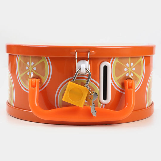 Orange Coin Box For Kids