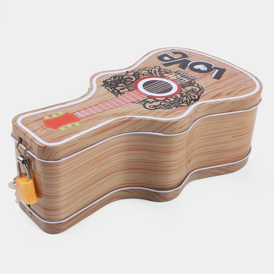 Guitar Shape Coin Box For Kids