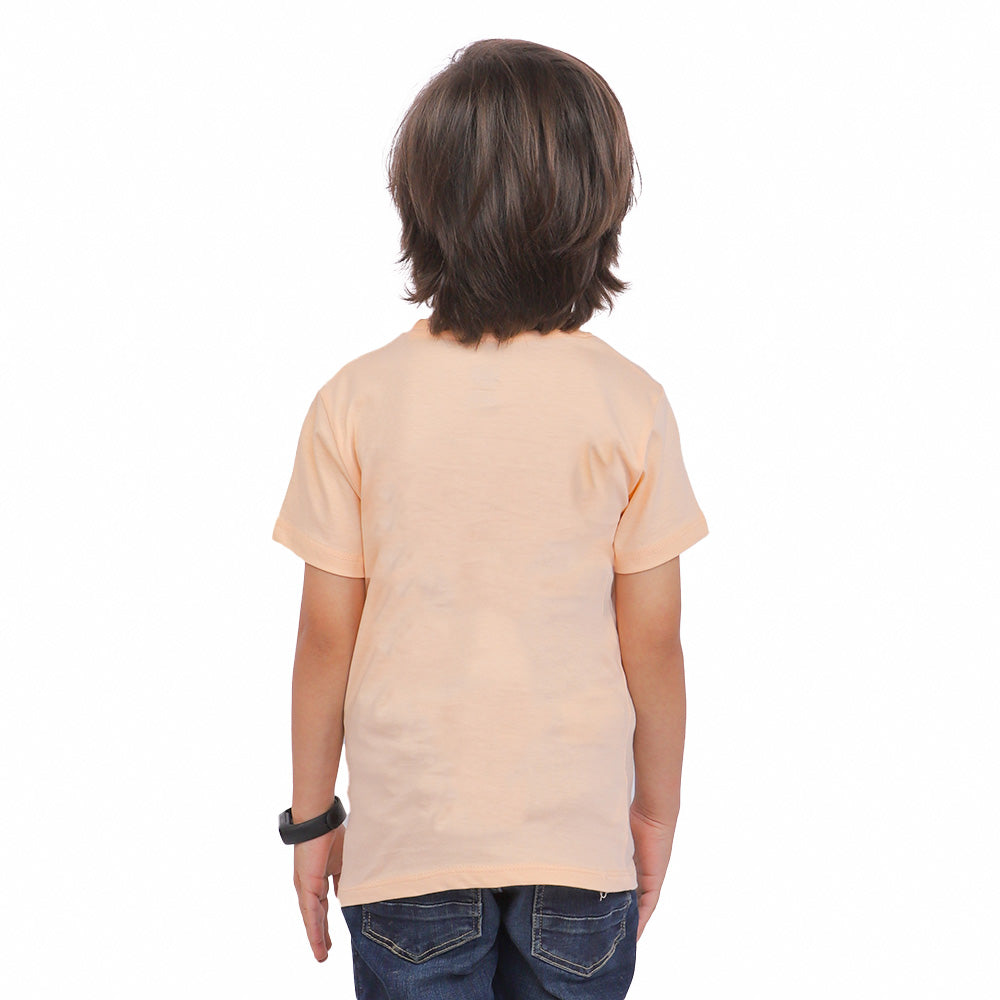 Boys T-Shirts H/S Tiger - Cream Puff