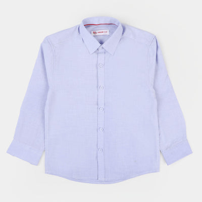 Boys Cotton Formal Shirt - Light BLUE