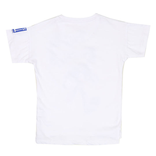 Boys T-Shirt Go Fast-B.White