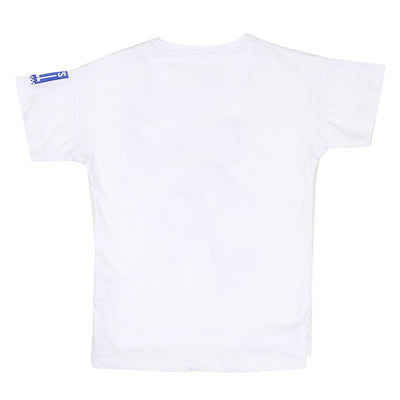 Boys T-Shirt Go Fast-B.White
