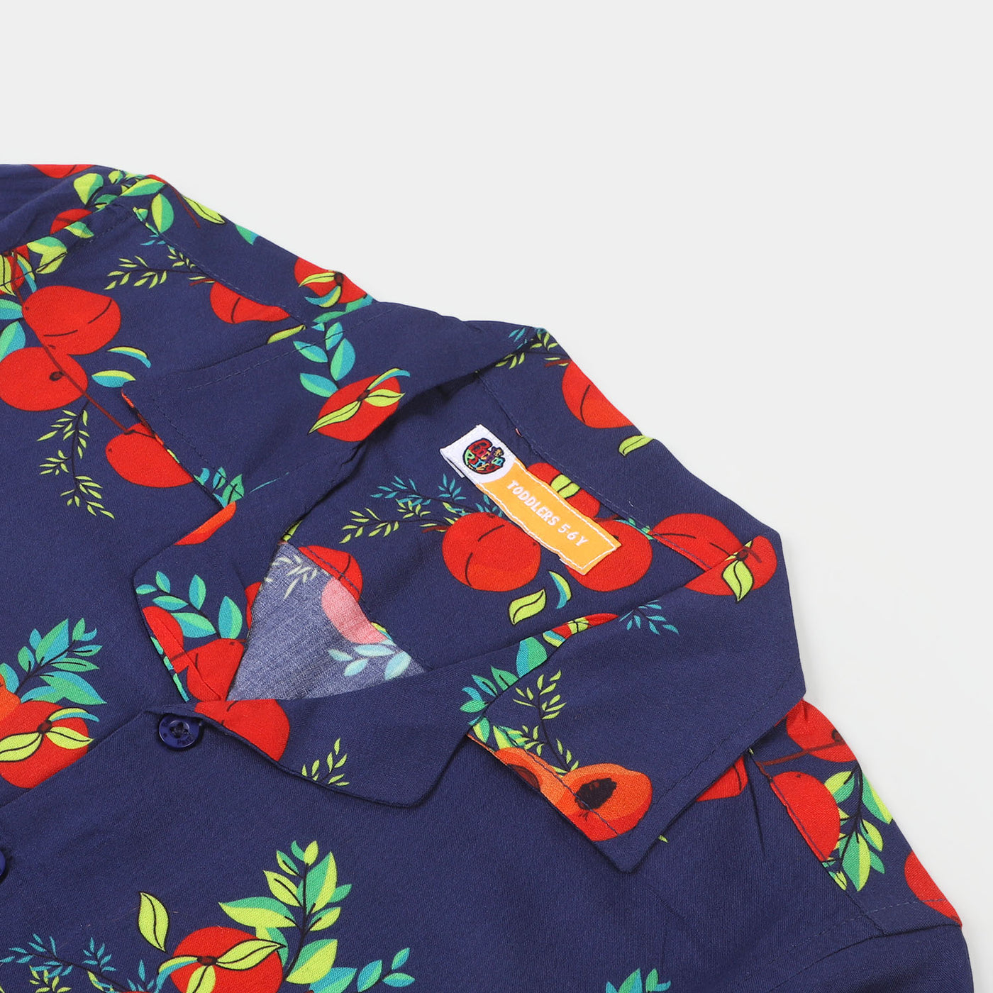 Boys Cotton Casual Shirt Nectarine - NAVY