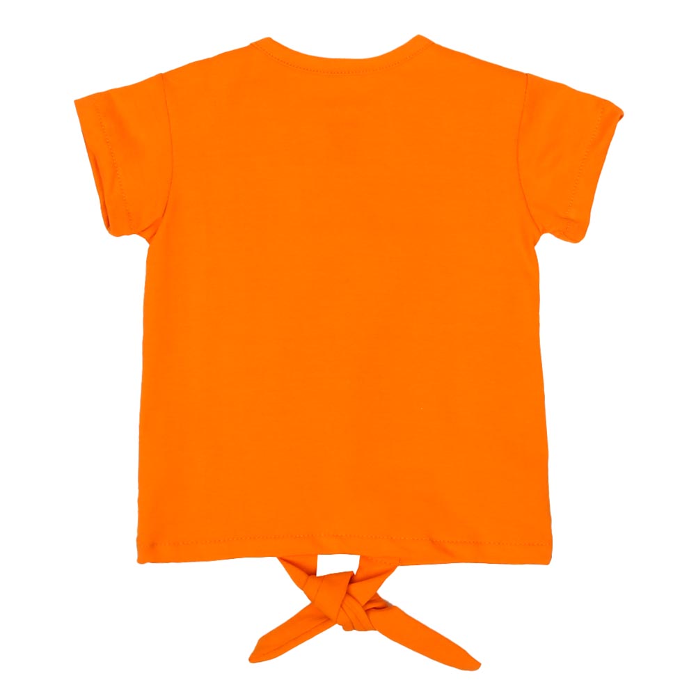 Infant Girls T-Shirt Waves - Orange