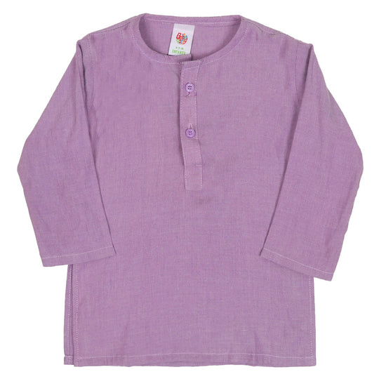 Infant Boys Kurta Plain Basic-LT.Purple