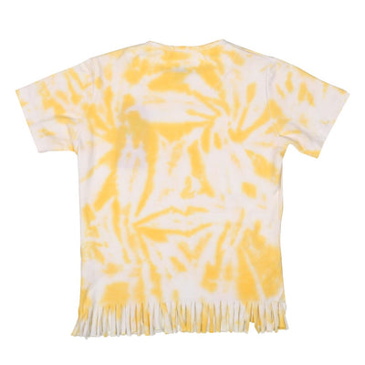 Girls T-Shirt Smiley - Tie & Dye