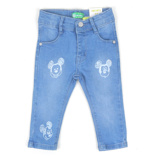 Infant Boys Character Pant Denim  - Light Blue