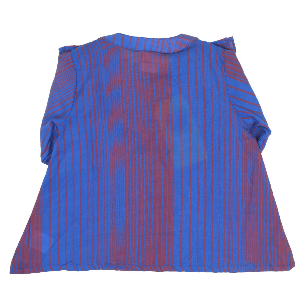 Infant Girls Casual Top Out Lines-Blue