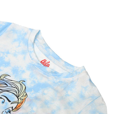 Girls T-Shirt H-S Tie Dye - Blue