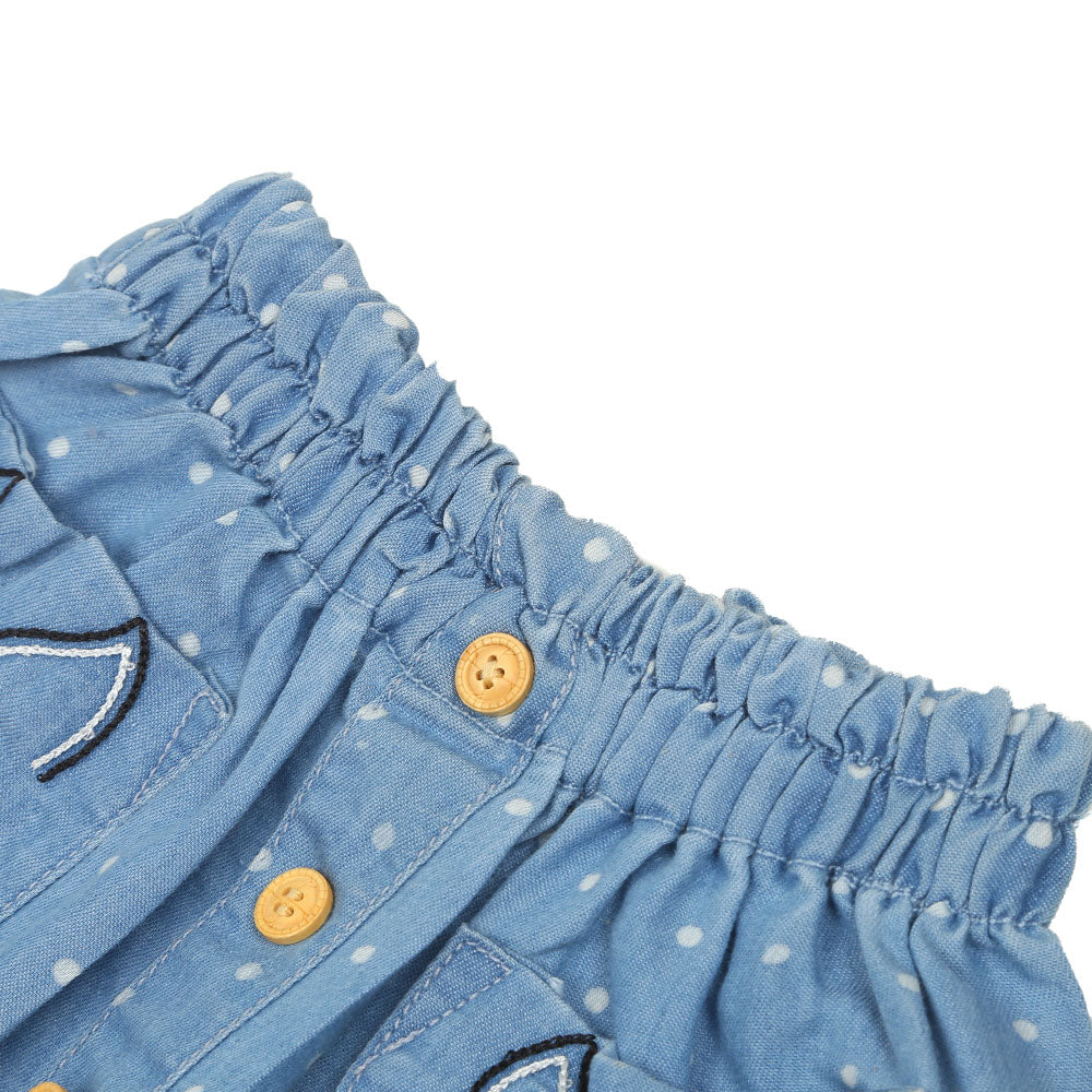 Infant Girls Skirt Denim Catty EMB-L.Blue