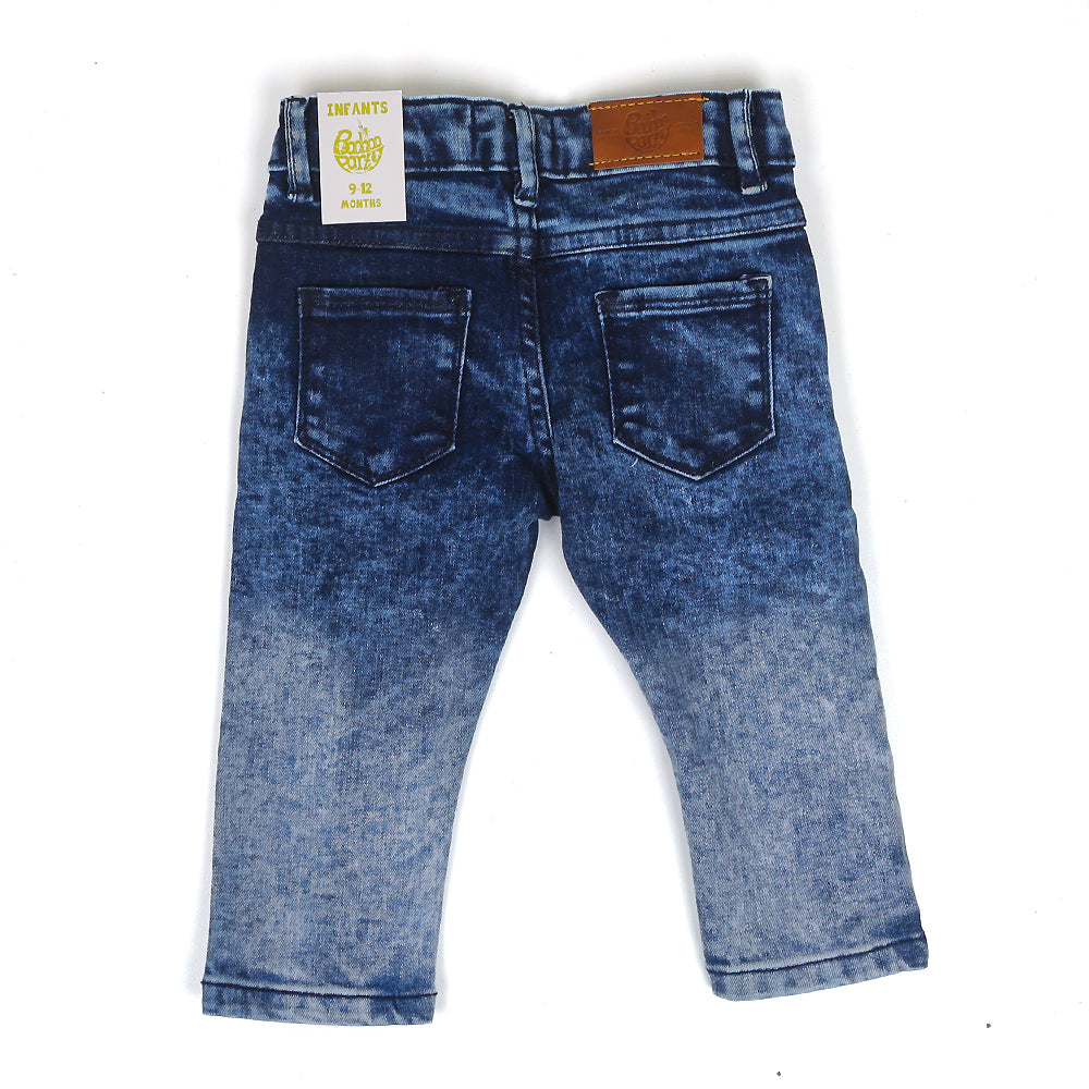 Infant Denim Pant For Boys - Blue Random