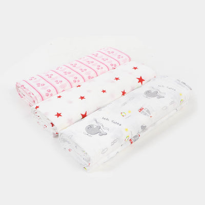 3PCS Muslin Cotton Wrapping Sheets Set