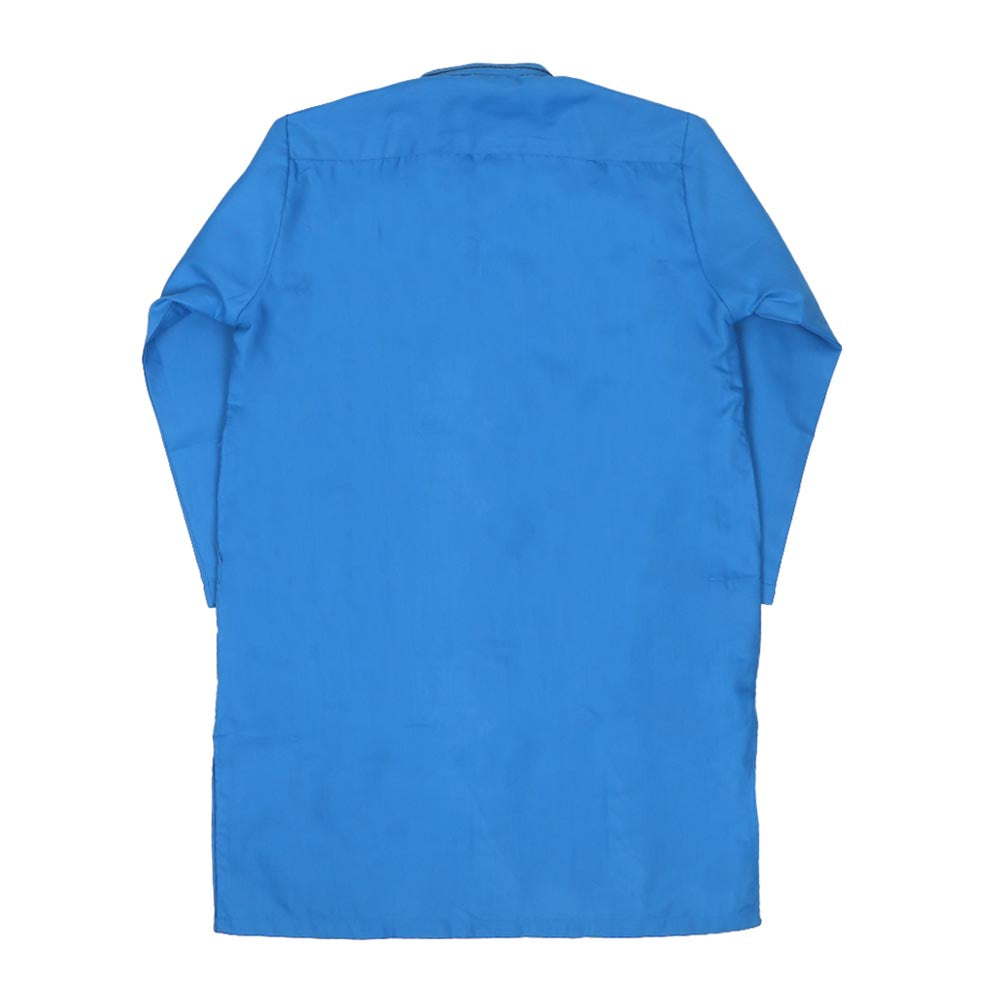 Boys Embroidered Kurta Pajama Suit - Blue
