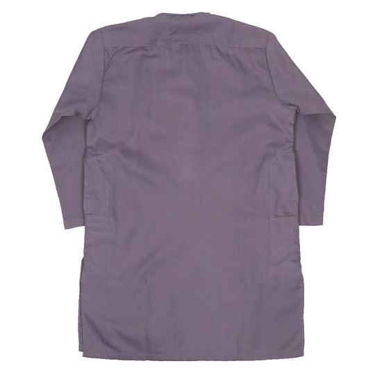 Boys Embroidered Kurta Pajama Suit - Purple
