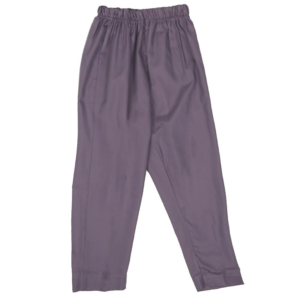 Boys Embroidered Kurta Pajama Suit - Purple