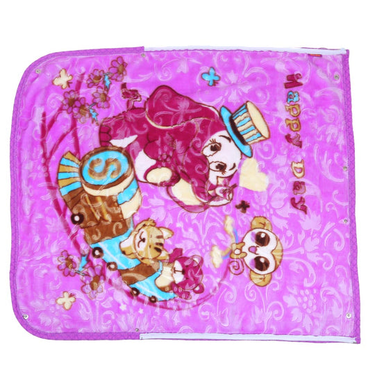 Baby Blanket Cloud Zipper Bear E-C - Purple