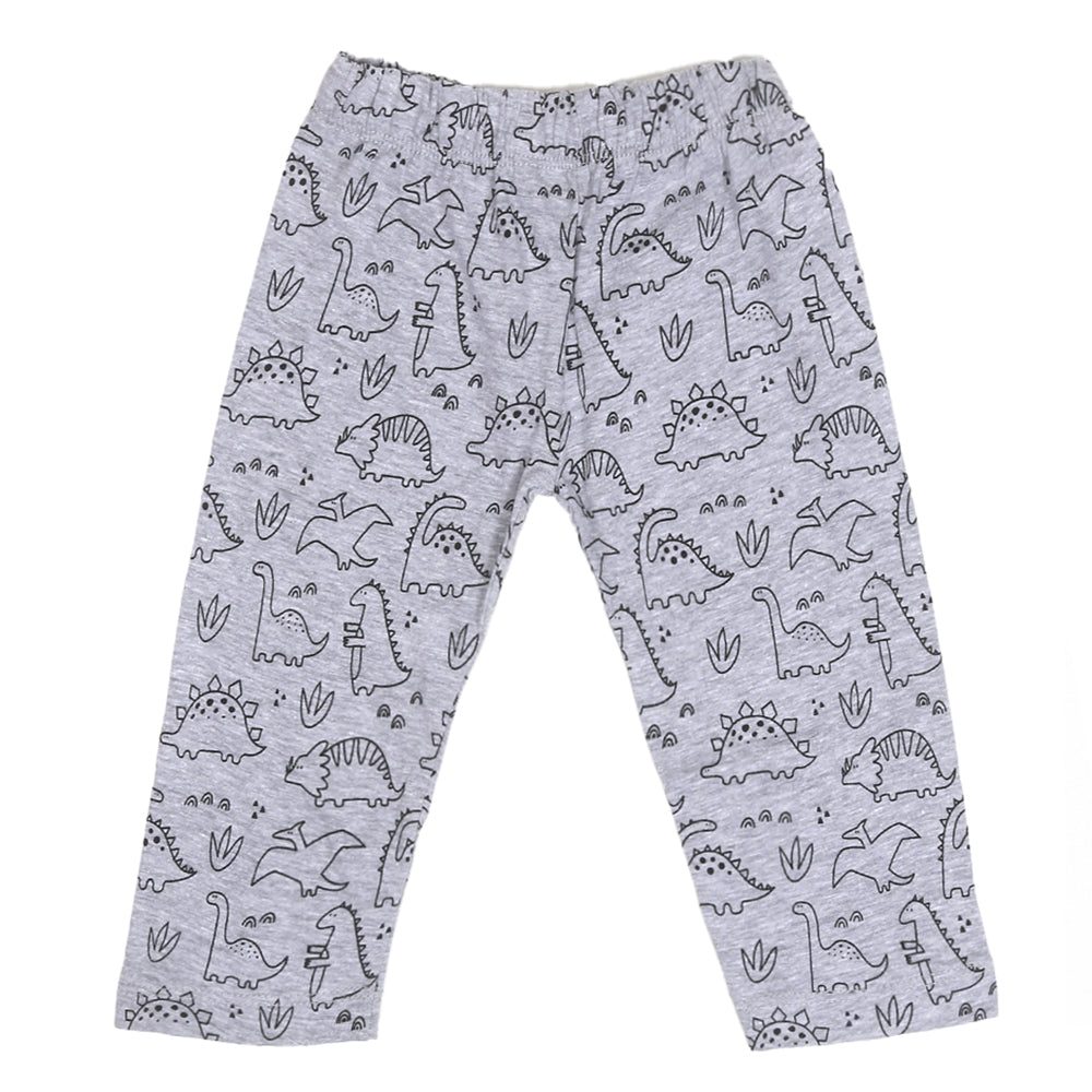 Infant Boys Knitted Night Wear DINO WORLD - H.Grey