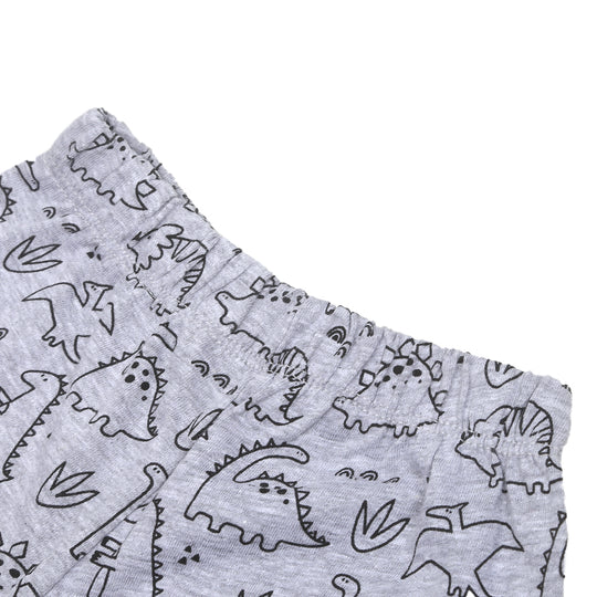 Infant Boys Knitted Night Wear DINO WORLD - H.Grey