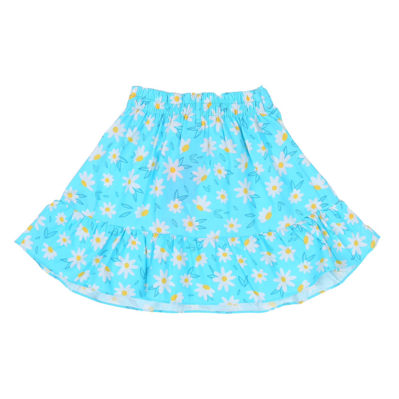 Infant Girls Digital Print Short Skirt Flora - AQUA