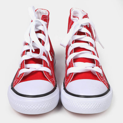 Canvas Shoes 6637 - Red