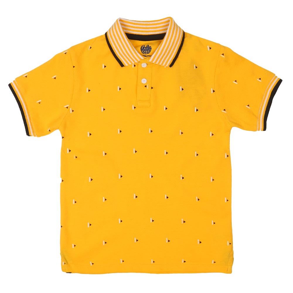 Boys Polo Pyramid - Yellow