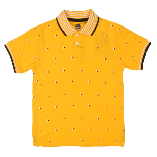 Boys Polo Pyramid - Yellow