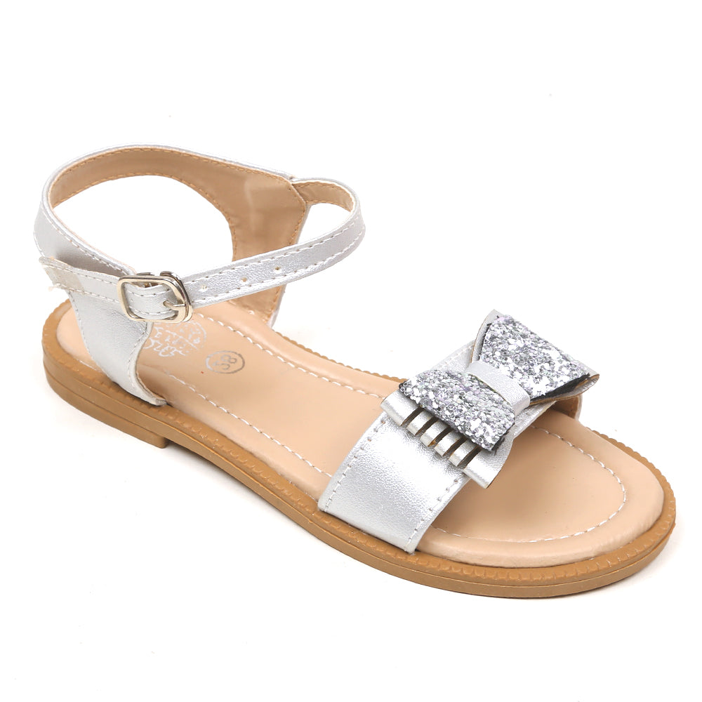 Girls Sandal 909-19- SILVER