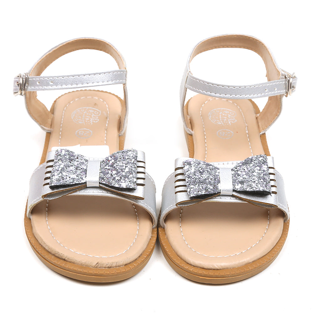 Girls Sandal 909-19- SILVER