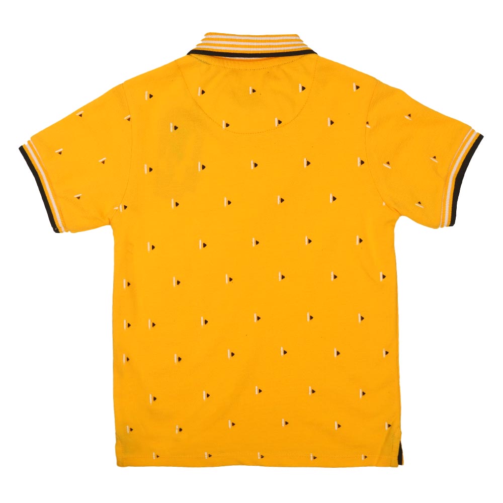 Boys Polo Pyramid - Yellow